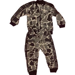 Adidas toddler fleece suit